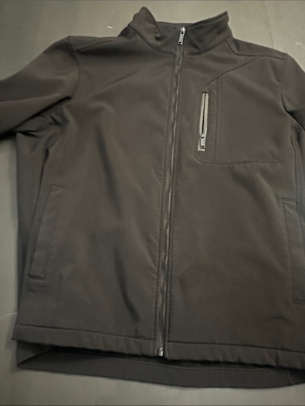Calvin Klein Men's Black Lightweight Zip-Up Jacket